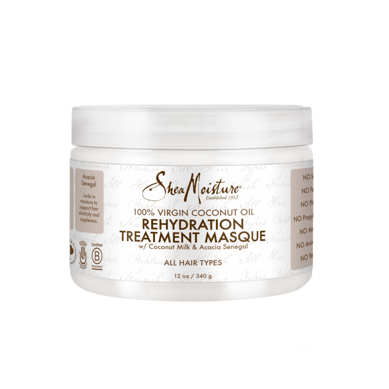 Shea moisture 100 coconut deals oil hydration treatment masque