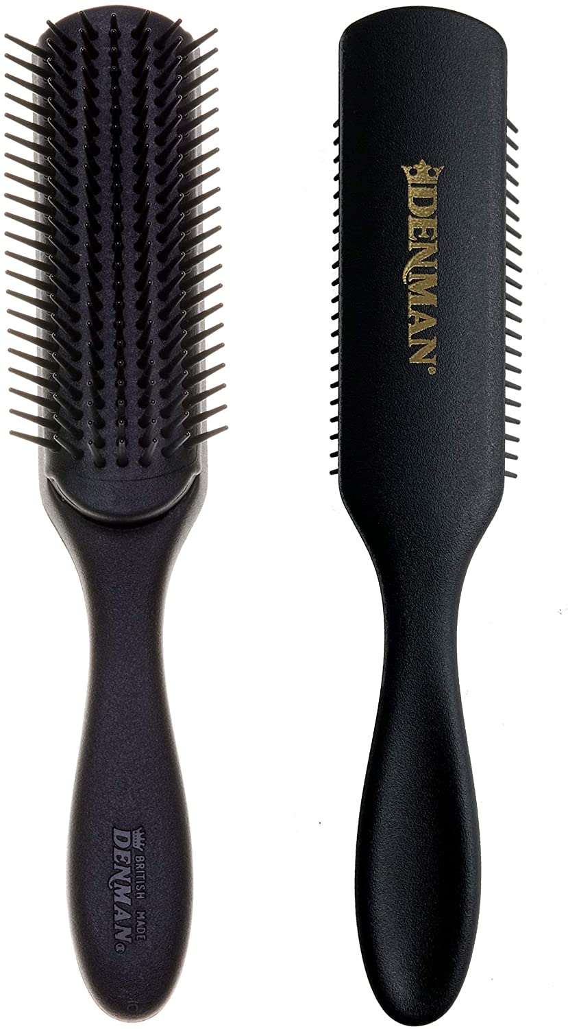 Denman D3 – Medium 7 Row Styling Brush Black | Fix My Hair | Voor 16.00u in huis!