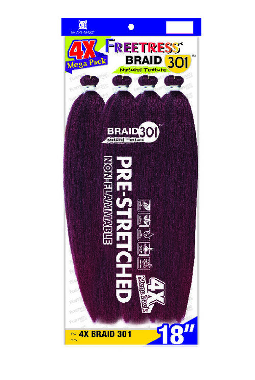 Freetress 4x Braid 301 18″ Pre Stretched Fix My Hair Voor 1600u 