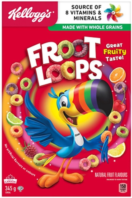 Kelloggs Froot Loops Cereal 43.6 Oz Box - Office Depot