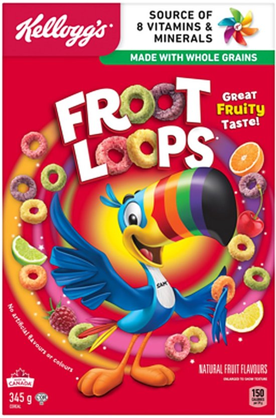 Kelloggs Froot Loops Cereal - 43.6 Ounce 